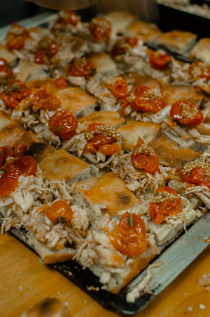 Focaccia para compartir